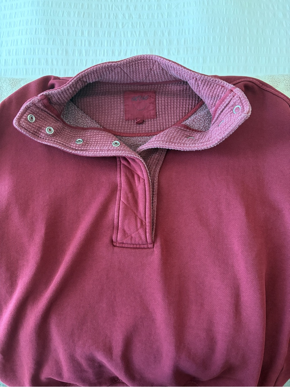 Aerie Getaway Quarter Snap Sweatshirt - Picture 6 of 6